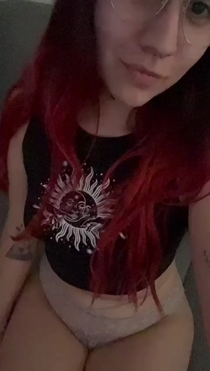 Redhead Femdom Tease in Tight Top and Panties: JOI SPH Dick Rates on OF
