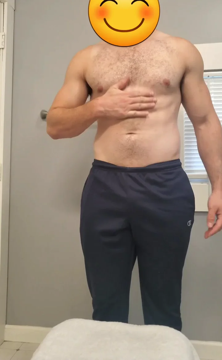 Need a workout partner? Anytime I exercise I always see[m] to lose my clothes 😁