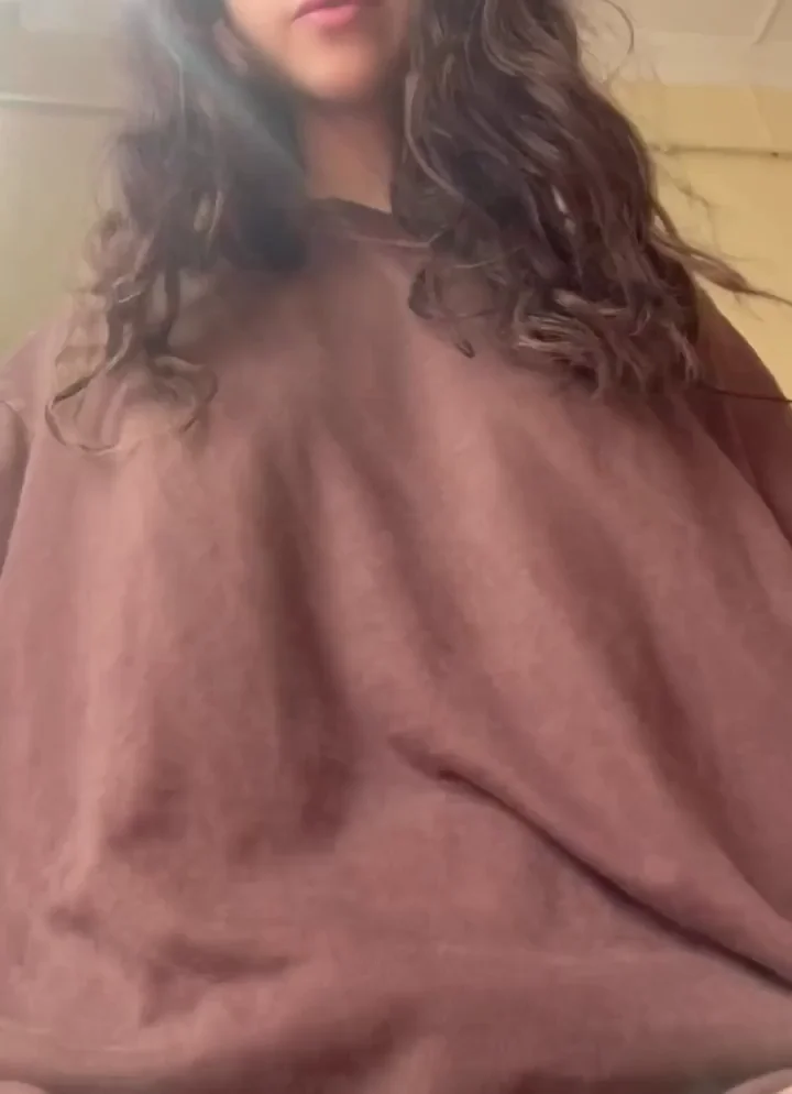 Surprise! Bigger Than You Thought Hoodie Slut Reveal 😈🍆💦