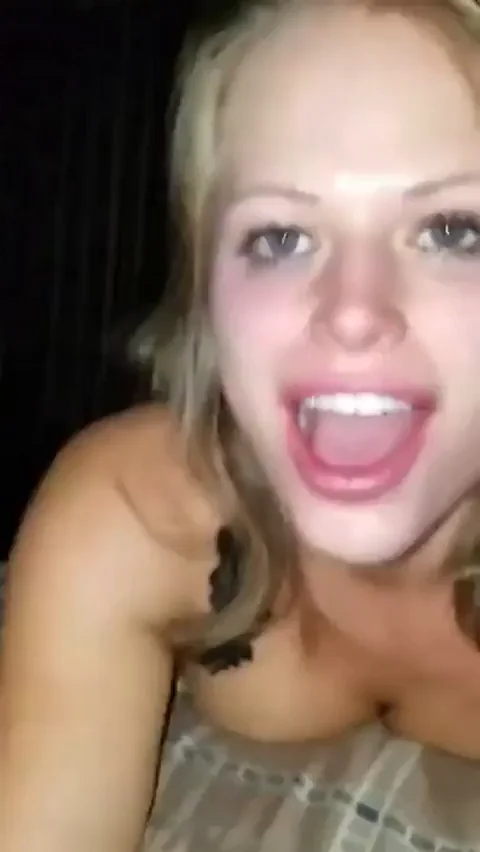 Blonde Babe's Cum-Filled Mouth 😍💦🔥