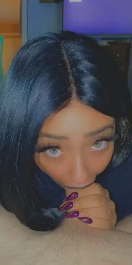Ebony Babe Craves Daddy's Massive White Cock - BJ Fixes Everything!