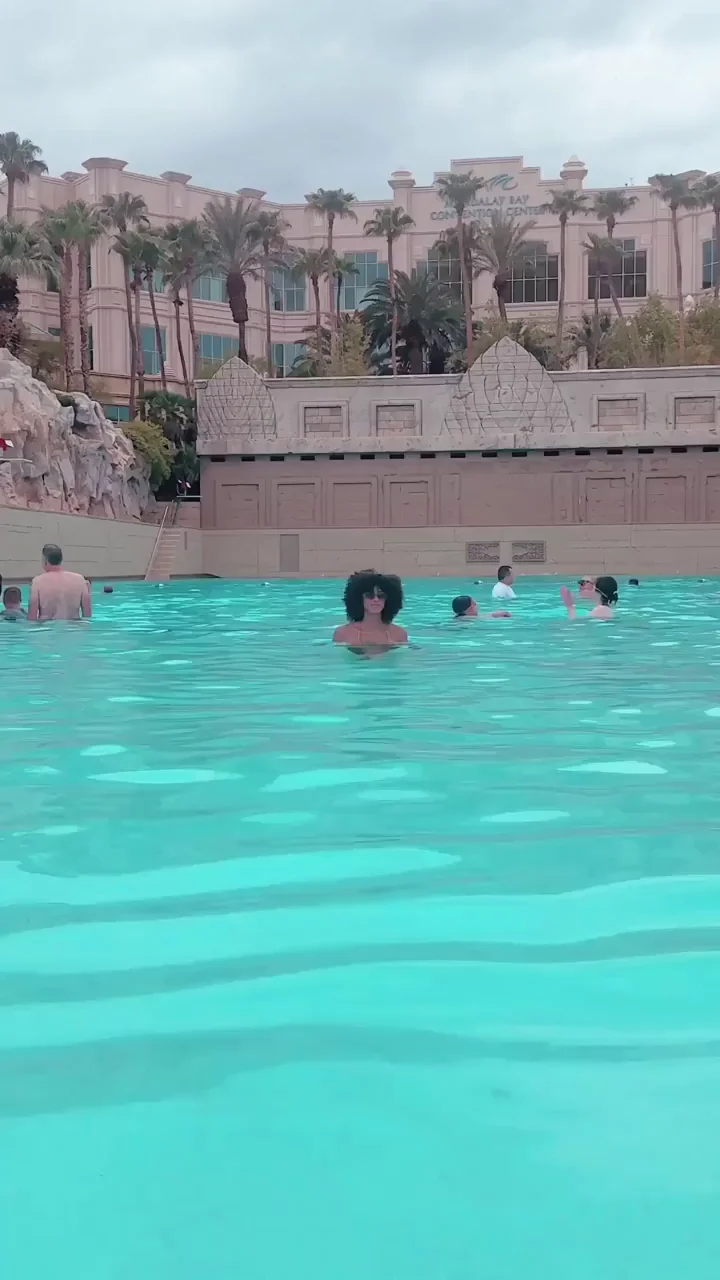 Out in the pool