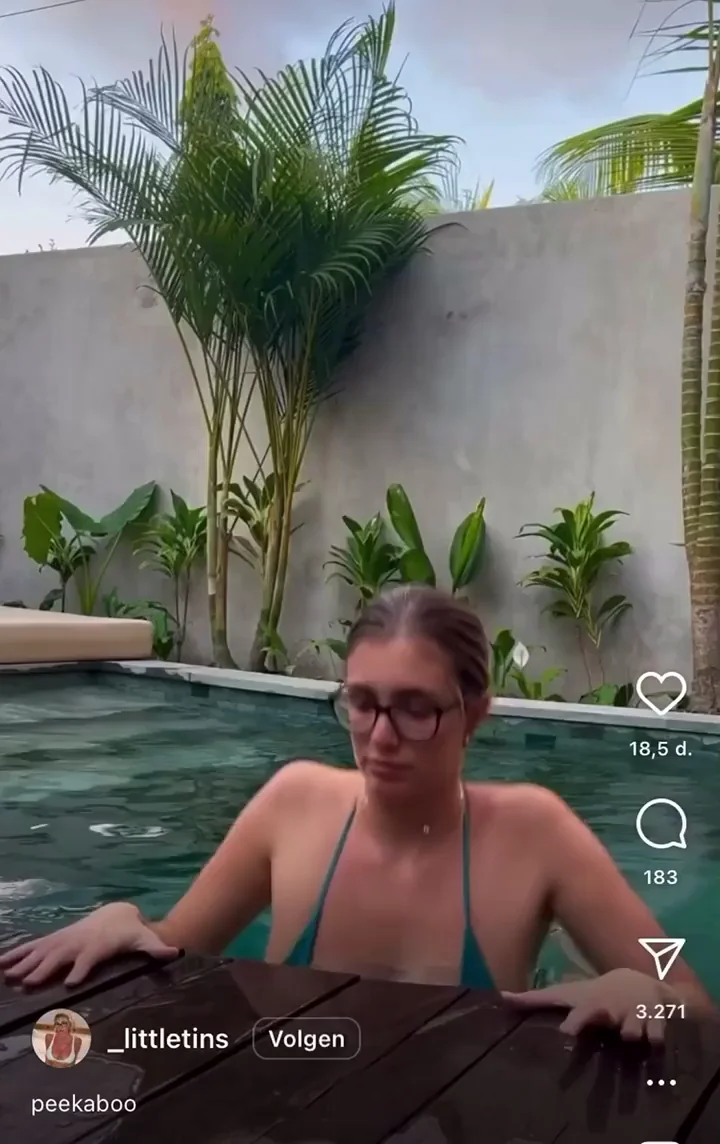 Blue Bikini Bombshell Teasing Her Massive Tits 💦🍈🍈