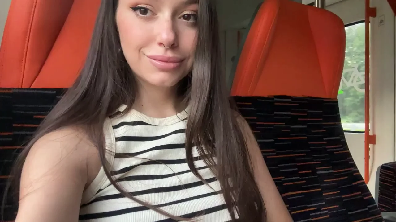 Begging for Train Creampie 😈🚂💦