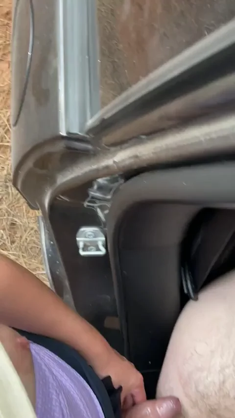 Daddy's Fat Ass Takes Big Dick Girl Cock in the Car 🚗🍑💦