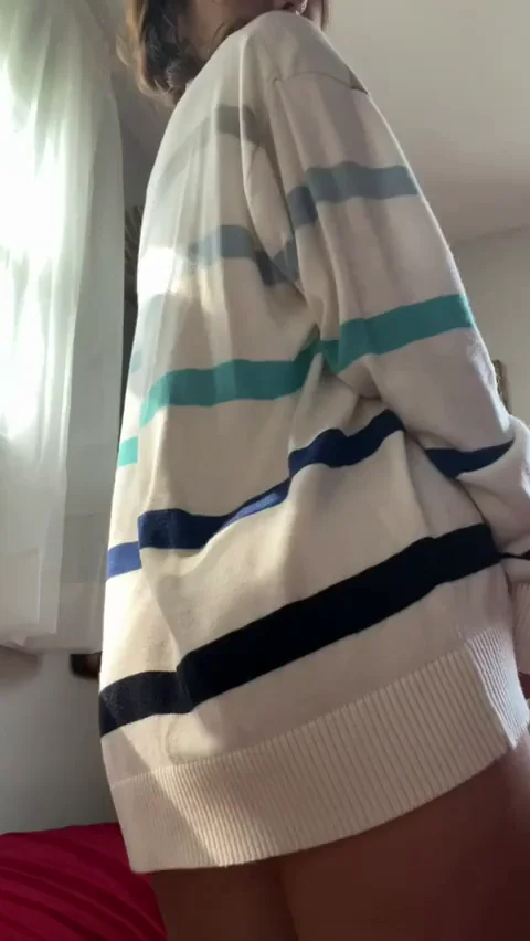 Petite Brunette Tease: Pick My Juicy Ass or Tight Pussy?