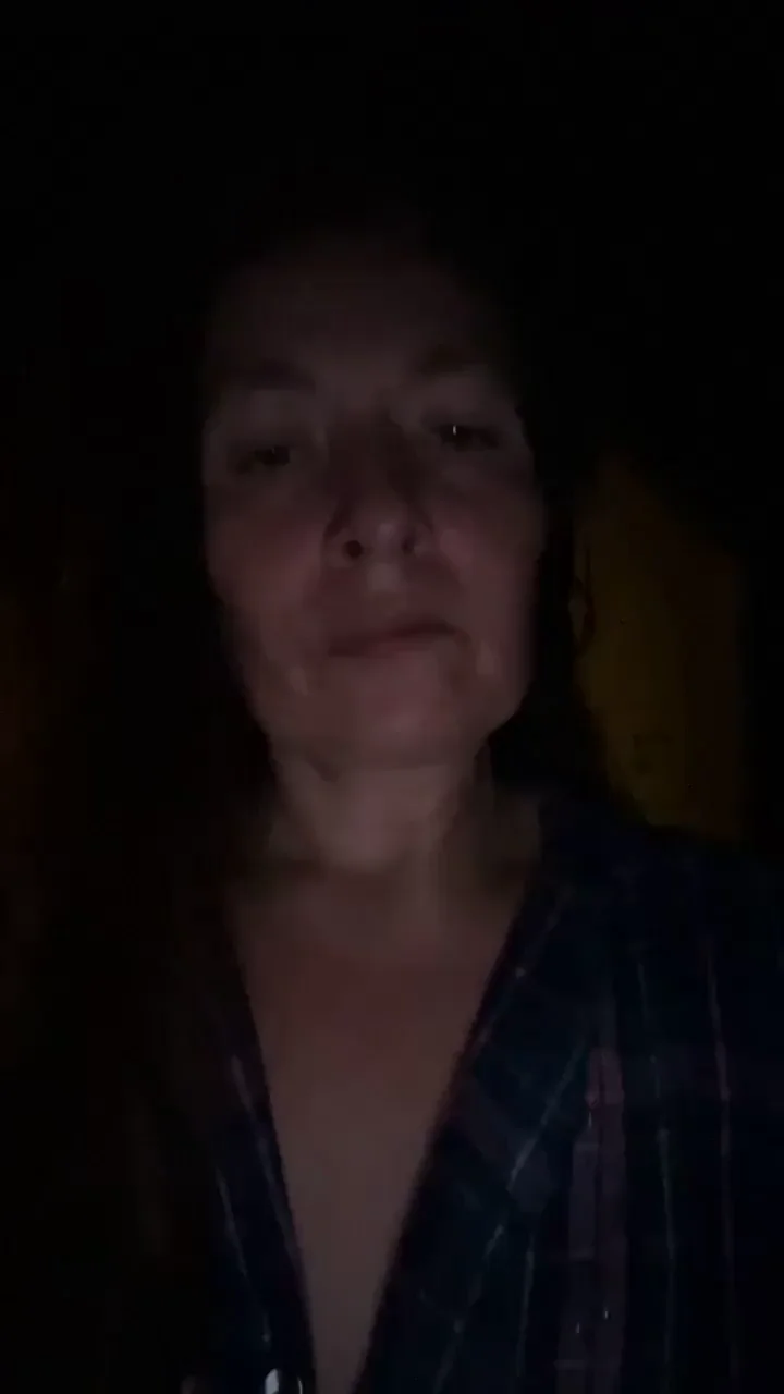 MILF's Steamy Post-Bath Tease: Plaid Shirt Slipping Off Juicy Tits Outdoors