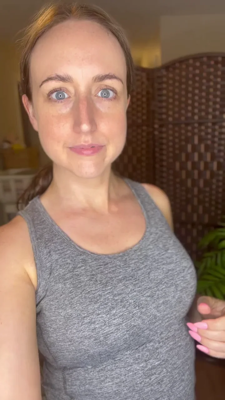 After workout milf strip