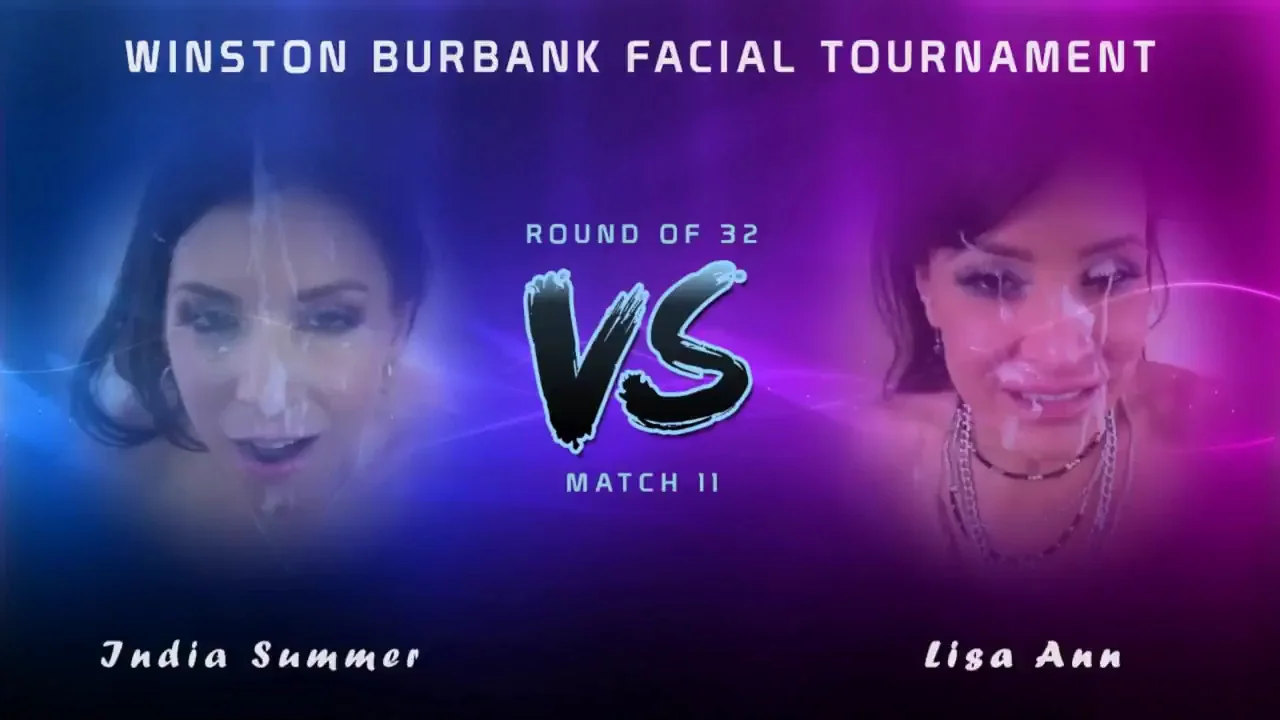 Winston Burbank Facial Tournament - Round of 32 - Match 11 - India Summer vs. Lisa Ann (Please vote! Link in comments)