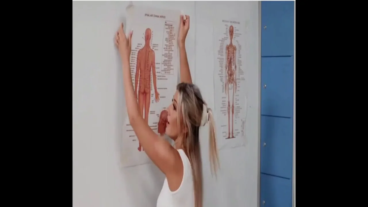 Mystery Blonde Teen Slut Devours Glory Hole Cocks