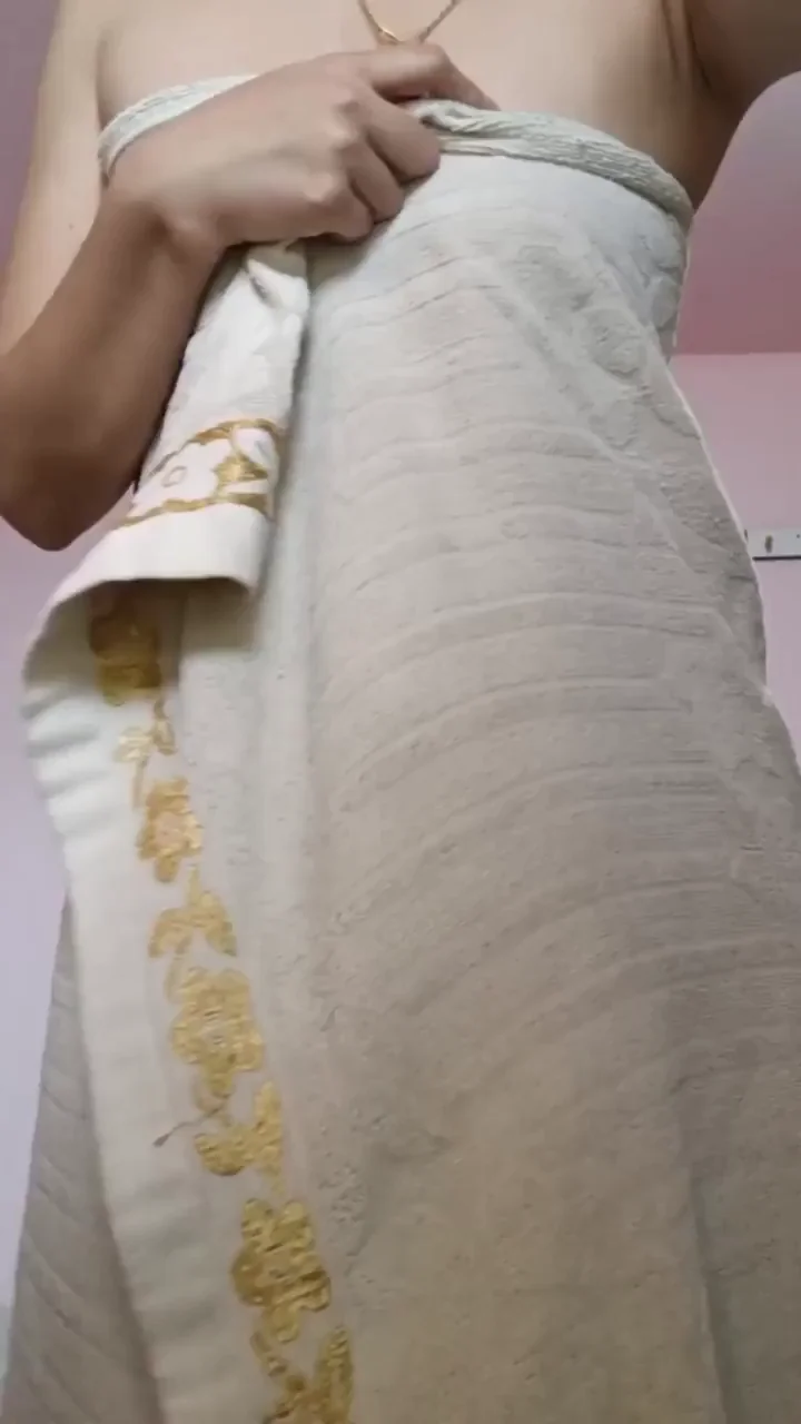 Towel Tease: Unwrap My Slutty Whore Pussy
