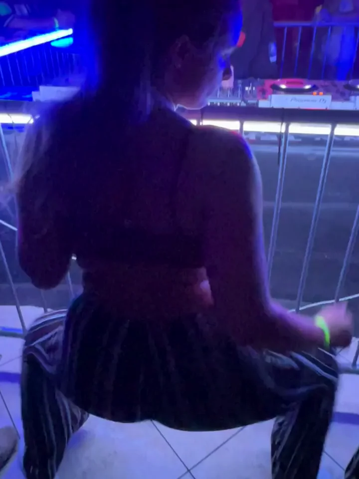 Bringing the energy for the DJ