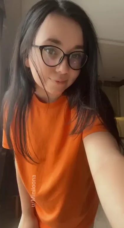 How are my titties and glasses look for you? [drop]
