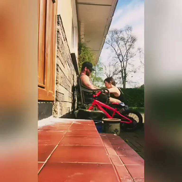 When my wife is at work the girlfriend comes to my front door ?