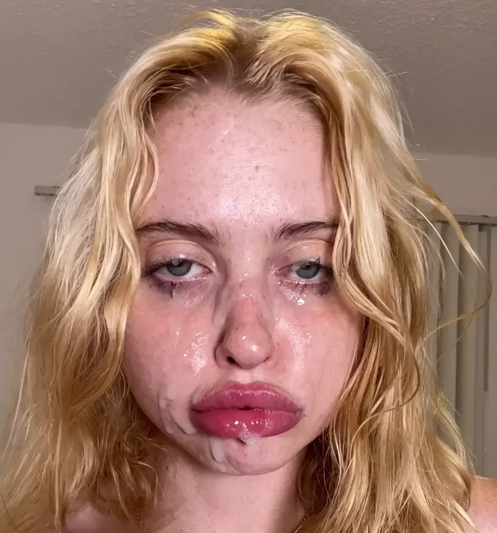 Left her face a mess
