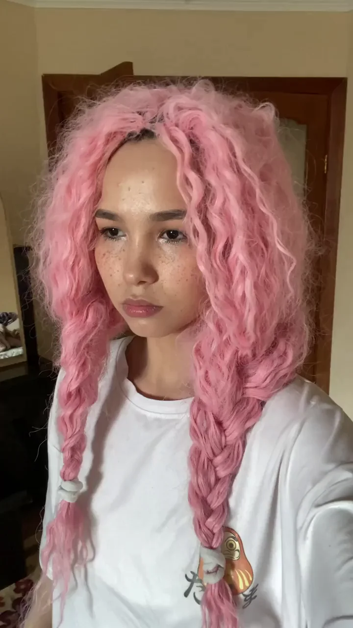 Public Prude vs Bedroom Slut: Pink-Haired Asian Bares Tits 😈🔥