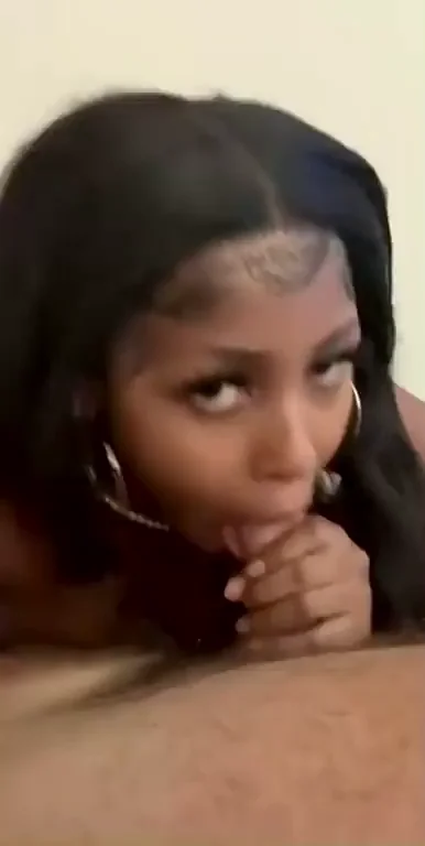 Ebony Babe Begs: Let Me Slurp Your BWC Like This? 🍫🍆💦