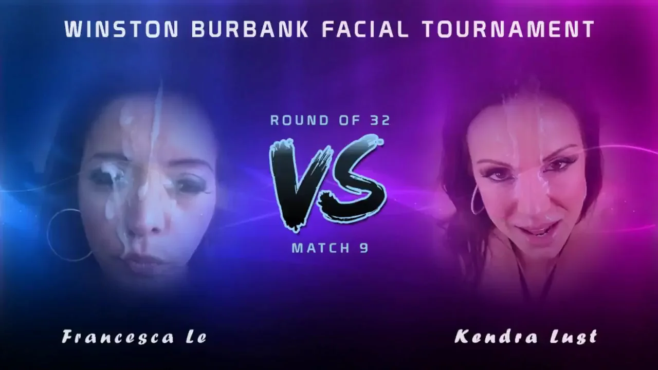 Winston Burbank Facial Tournament - Round of 32 - Match 9 - Francesca Le vs. Kendra Lust (Please vote, link in commments)