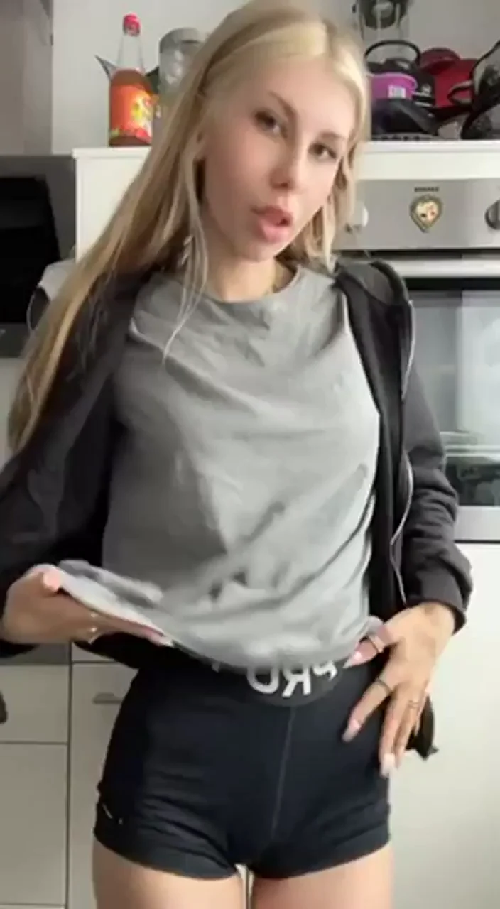 Grab These Perky Tits in the Kitchen, Baby!