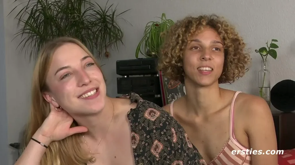 July & Zoe's Steamy Lesbian Double Dildo Fuck Fest 🔥👭🍆