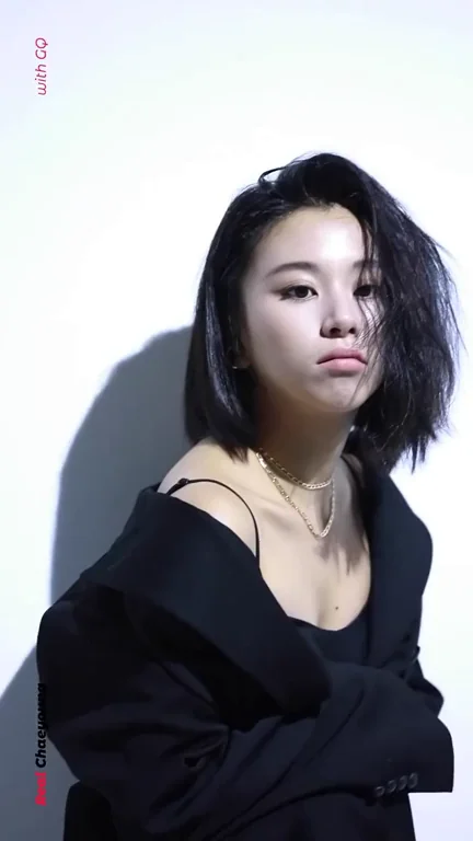 Chaeyoung's Sultry K-Pop Tease: Wet Lips & Slutty Shadows
