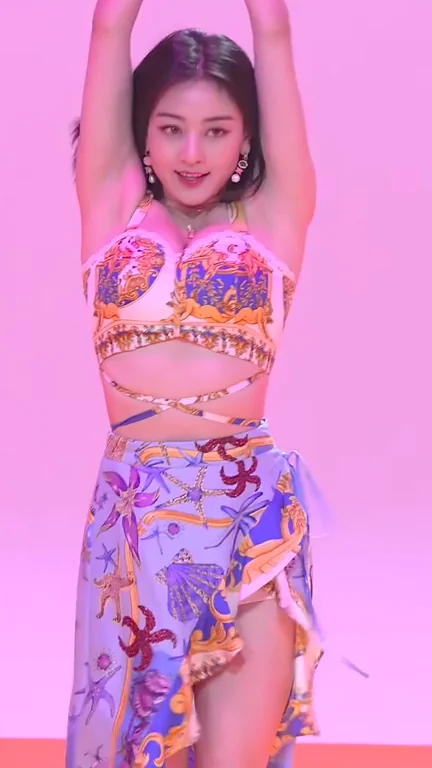🔥 TWICE Jihyo's Slutty Dance Tease in Shiny Bikini 👙💦