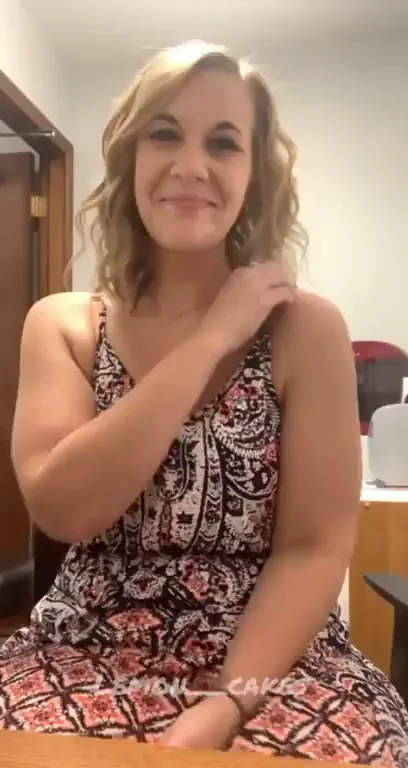 Office Slut Ditches Dress for Thong Tease 🍑💦 (No Cams Caught!)