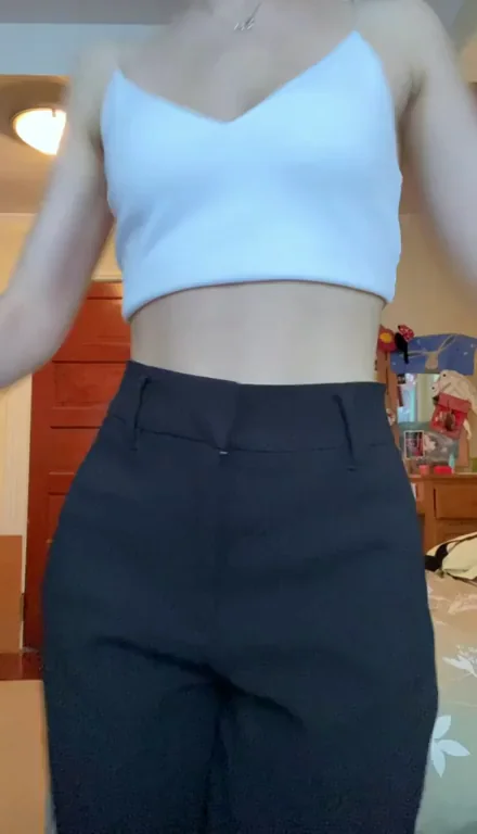 Cute to Naughty TikTok Tease: Lingerie Strip & Juicy Ass Reveal 😈💦