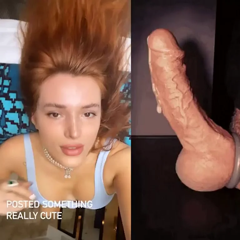 redhead bella thorne enjoys her cum slave