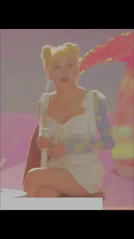 Chaeyoung's Blonde Pigtail Tease 🍭🔥 TWICE Kpop Slut Vibes