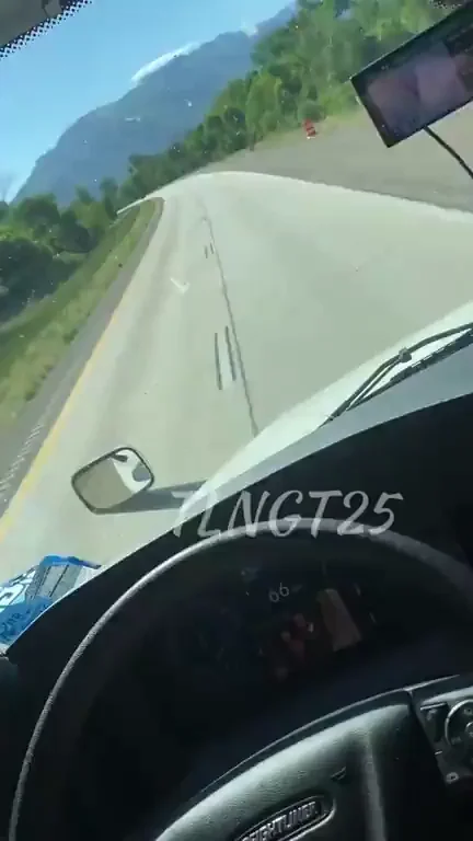 Being a little risky on the road