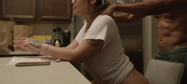 Getting her tits grabbed then fucked ?