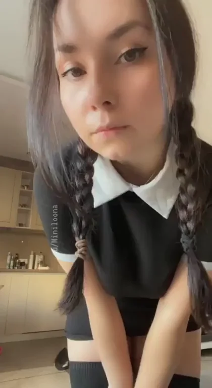Wednesday Addams and her nice curves by MiniLoona