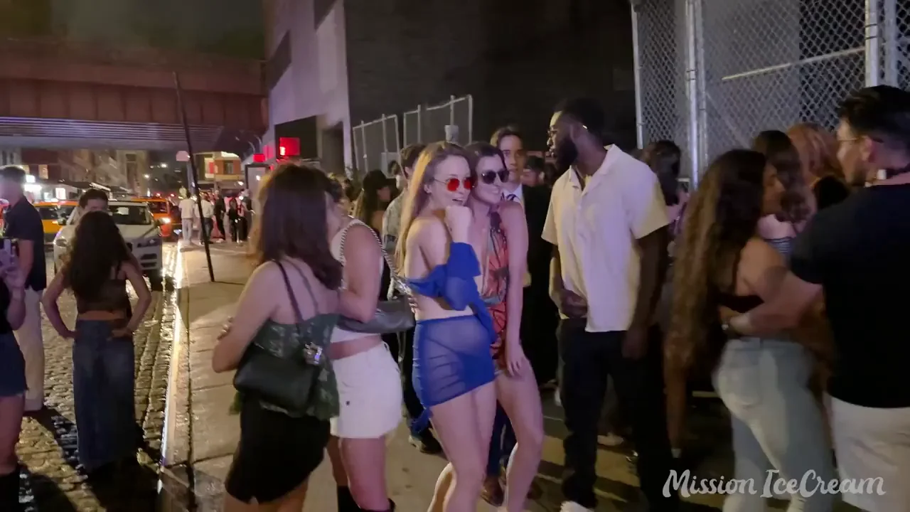two friends leaving the club like...