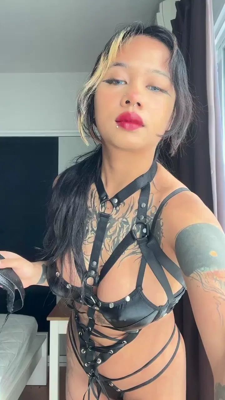 Would you let an Asian goddess cuff you to multiple locations around the house and do unspeakable things to you? [F]