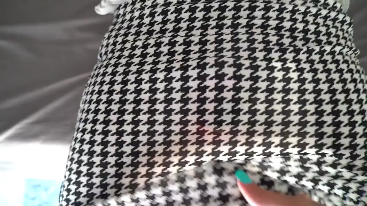 You've been like this all weekend... I love to lift up your mini skirt and find a 7INCH cock crushed in the flat cage... I loved how you served my bull like this last night...No doubt you deserve double the daily load haha