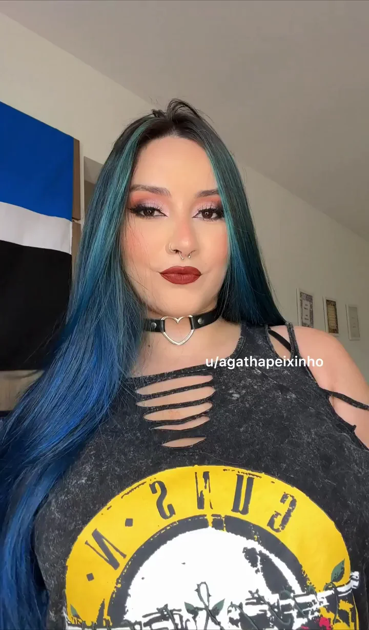 Goth Babe's Epic Titty Drop: Two Massive Gifts Unleashed [OC]