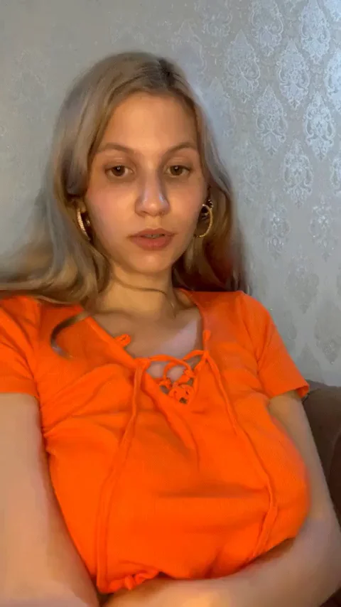 Blonde Bombshell Begs: Blast Your Load on My Juicy Tits!