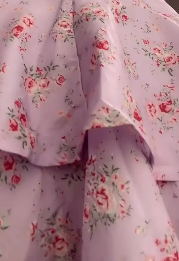 Your Next Meal: Juicy Innie Pussy Peek Under Pink Skirt 😋🍑