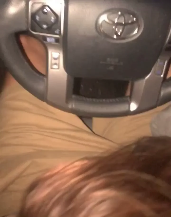 Husband Films Epic Car Head from Slutty MILF 😍💦 She Gulps Every Thick Load