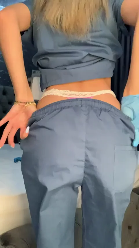 Nurse ass was made to bounce