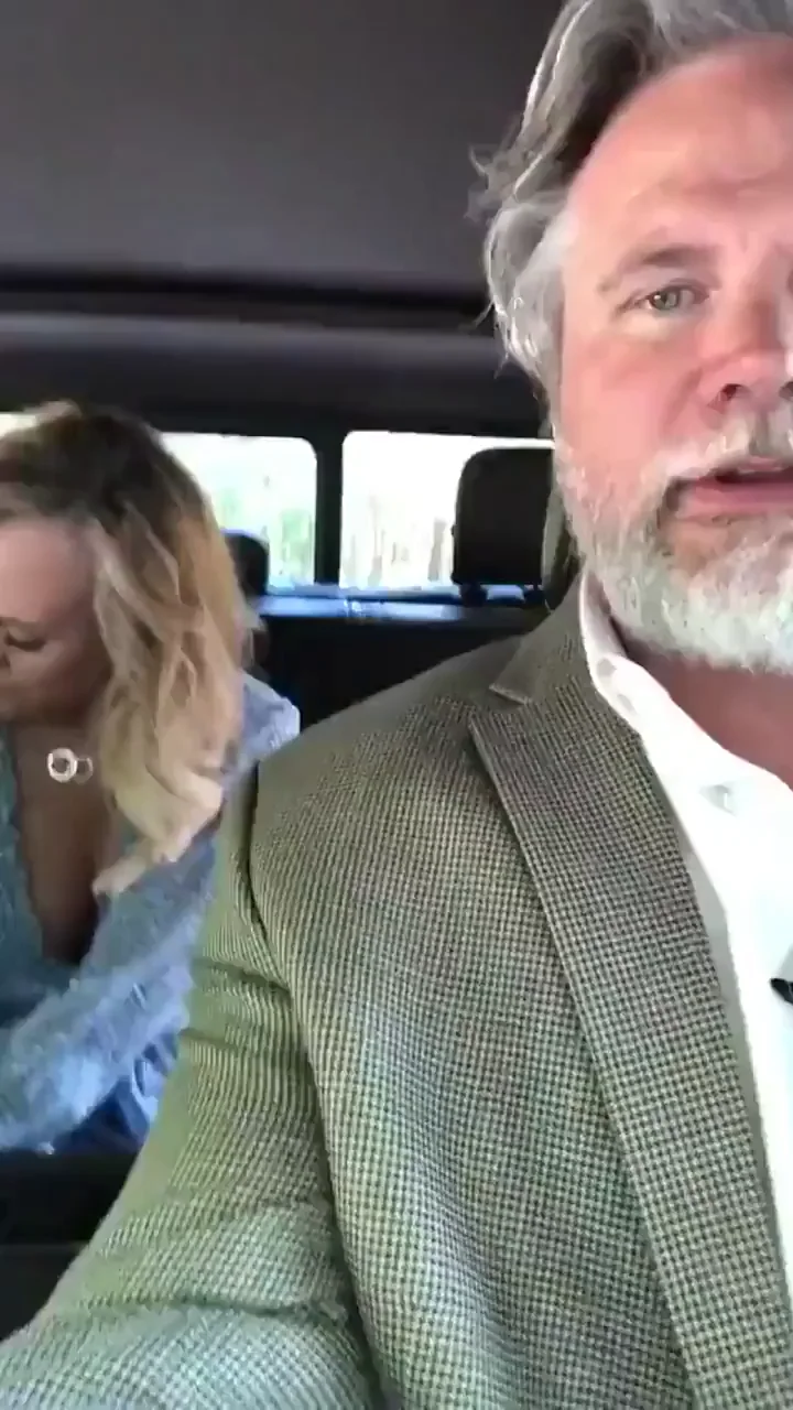 Changing outfits in the back of the car