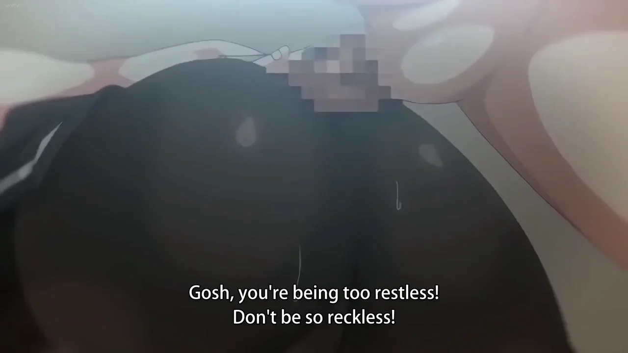 🔥 Pantyhose Thighjob Fuck at School with Busty Anime MILF 🍆💦