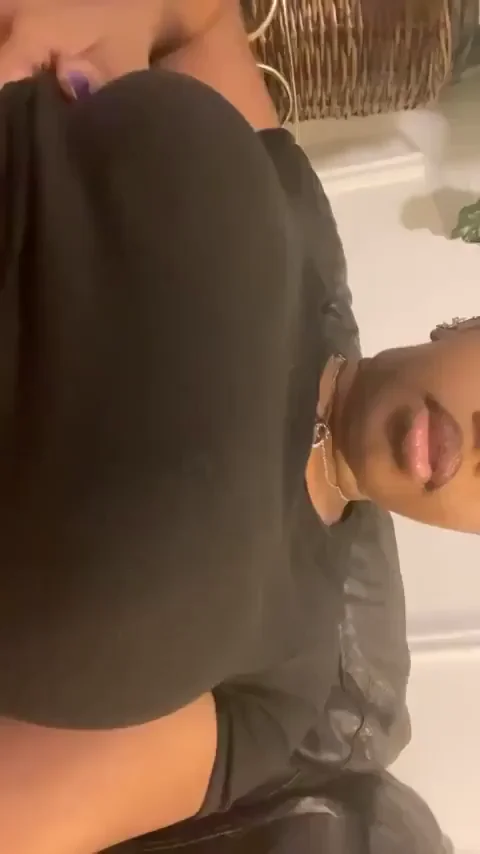 🍈 Massive Ebony Melon Tits Tease 💦