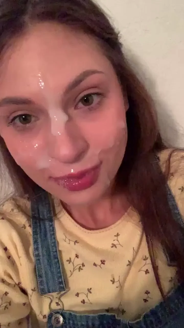 He made a mess all over my face