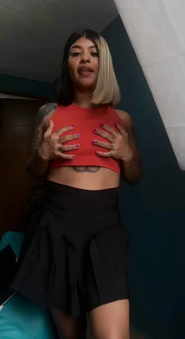 Latina Vilma's Massive Natural Tits Tease - Wanna Play?