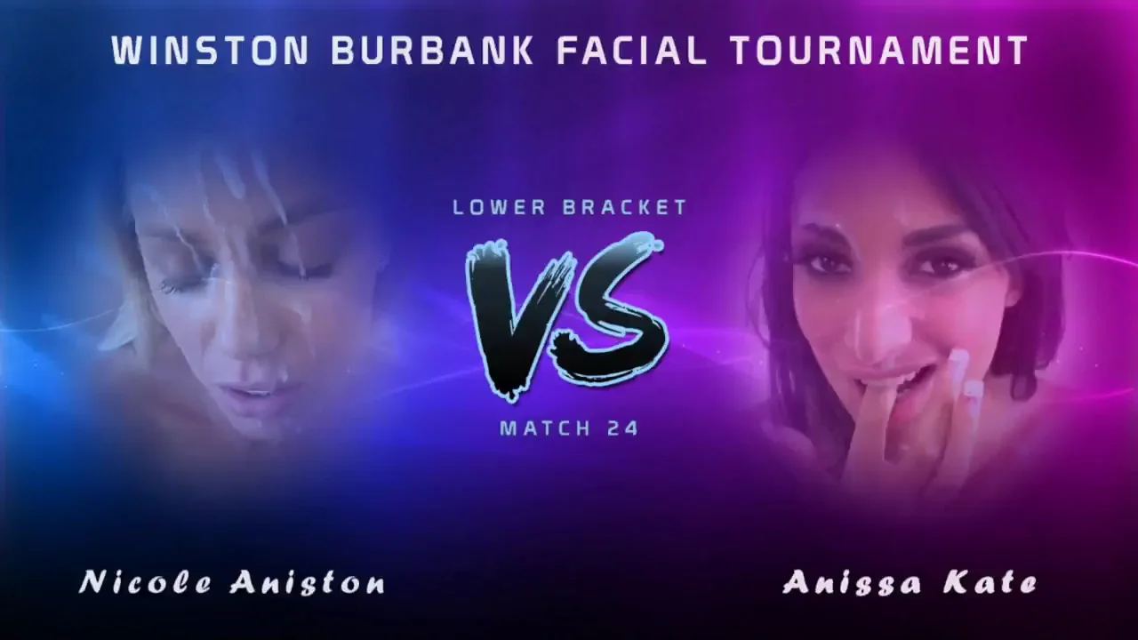 Winston Burbank Facial Tournament - Match 24 - Lower Bracket - Nicole Aniston vs. Anissa Kate (Please Vote! Link in commments)