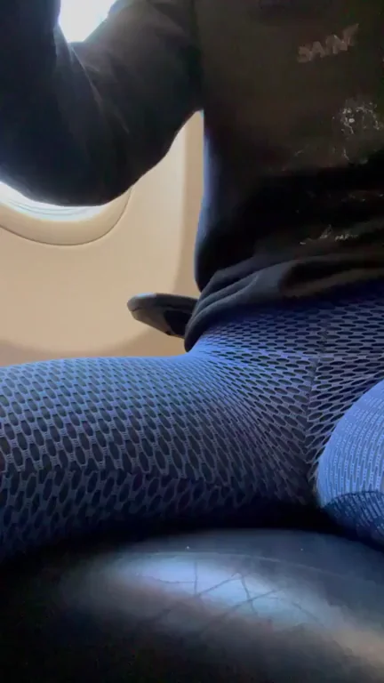 When I'm naughty on the plane...