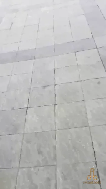 Walking naked on street