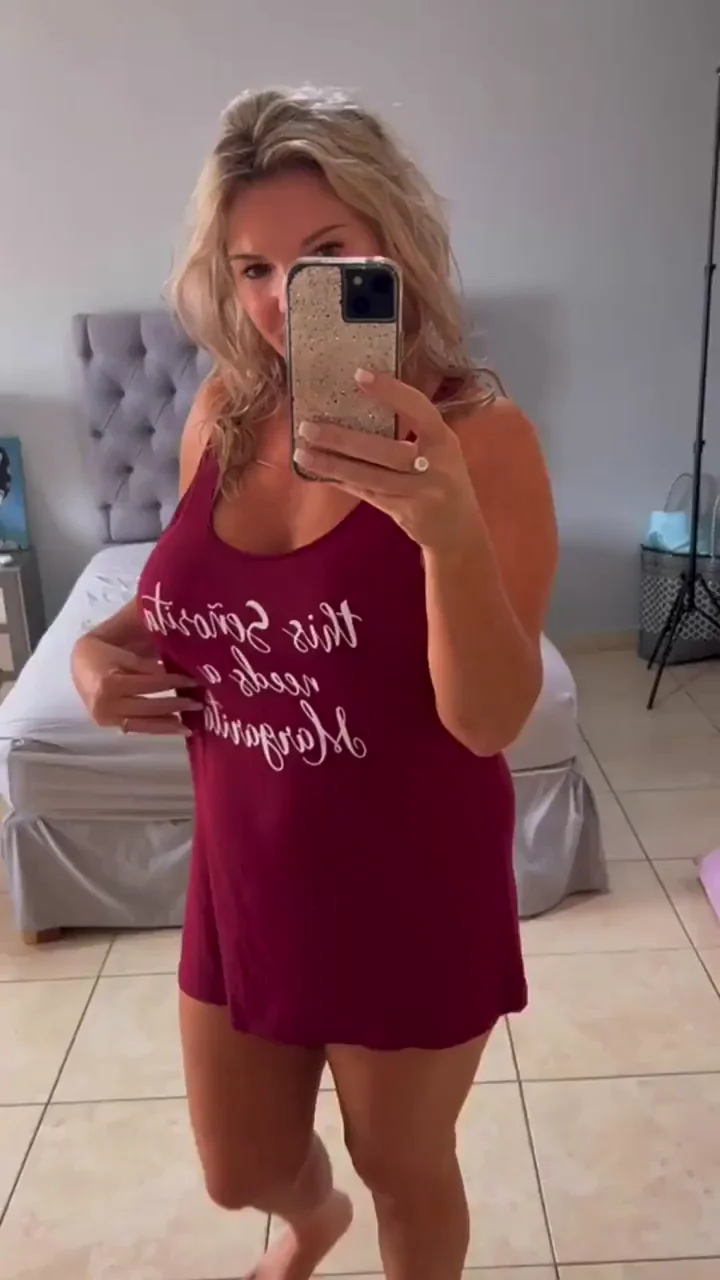 my massive g cup boobs just can't help but explode out of my tank top